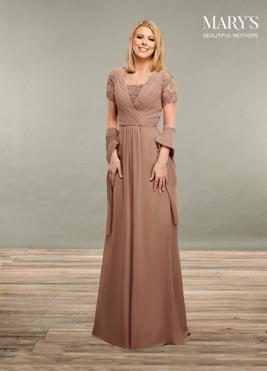 Mocha Mother of the Bride Dress