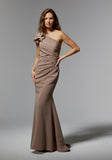 Sheath Evening Gown on Crepe